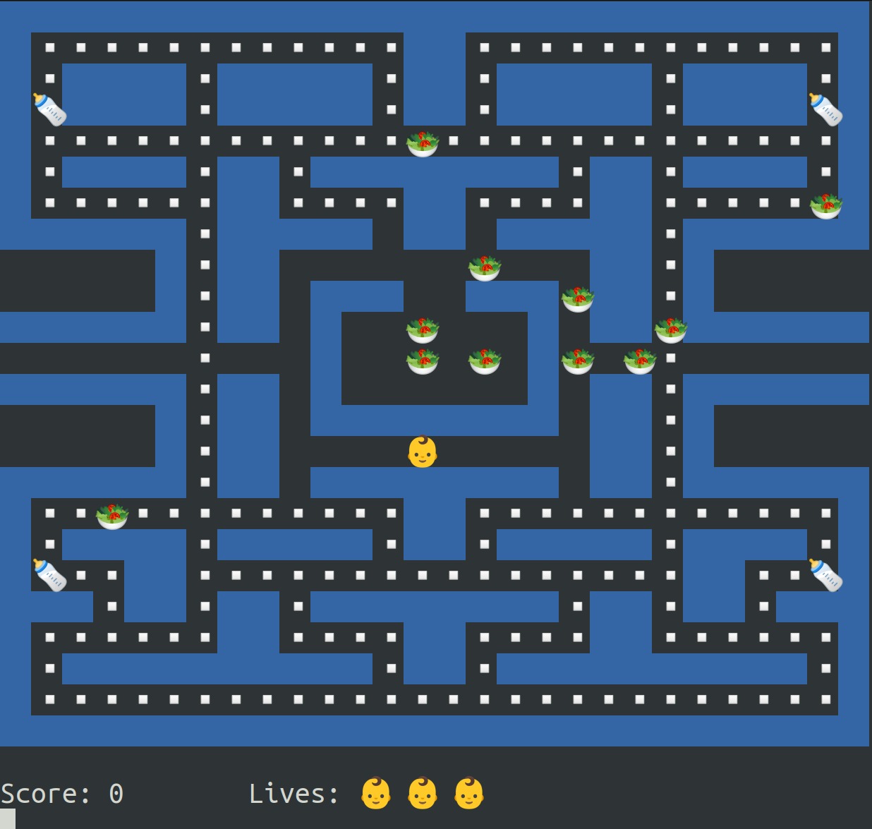 Golang Pacman Screen Shot