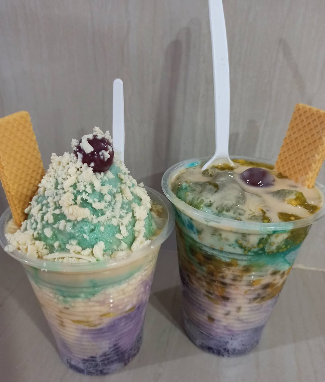 Raspado hawaiano y ácido