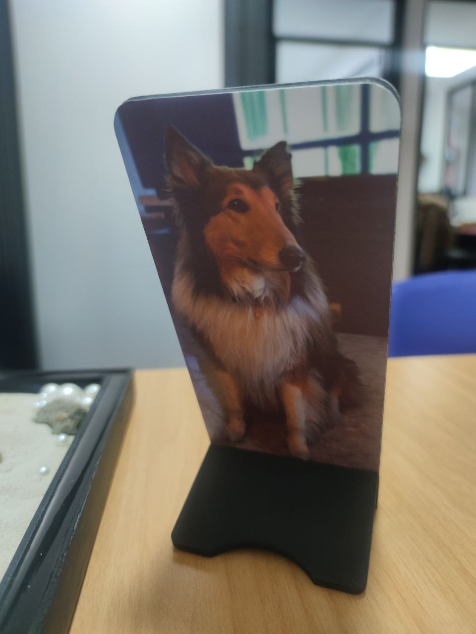 Portacelular foto personalizada Perro Collie