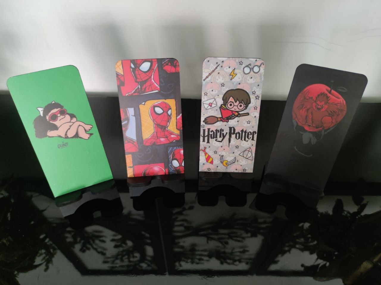 Portacelulares Spider-Man y Harry Potter