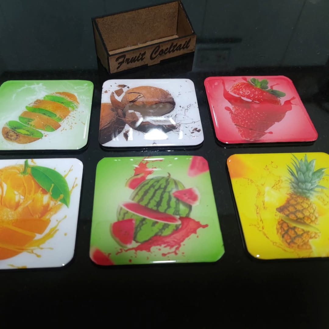 Portavasos frutas