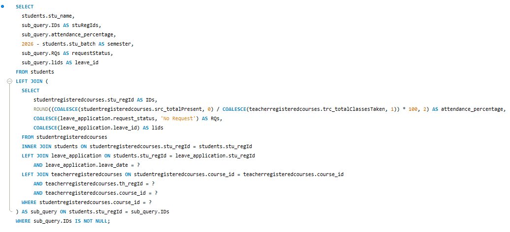 SQL Query Result 1