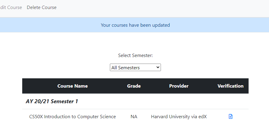 GitHub - AhmadHatziq/course-manager: Full stack Flask application using ...