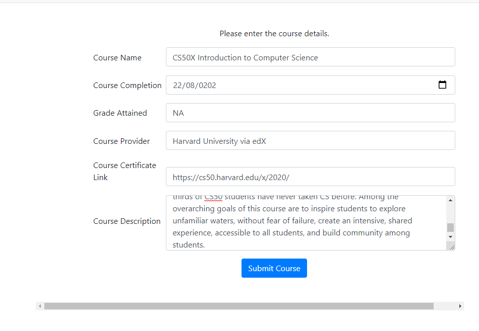GitHub - AhmadHatziq/course-manager: Full stack Flask application using ...