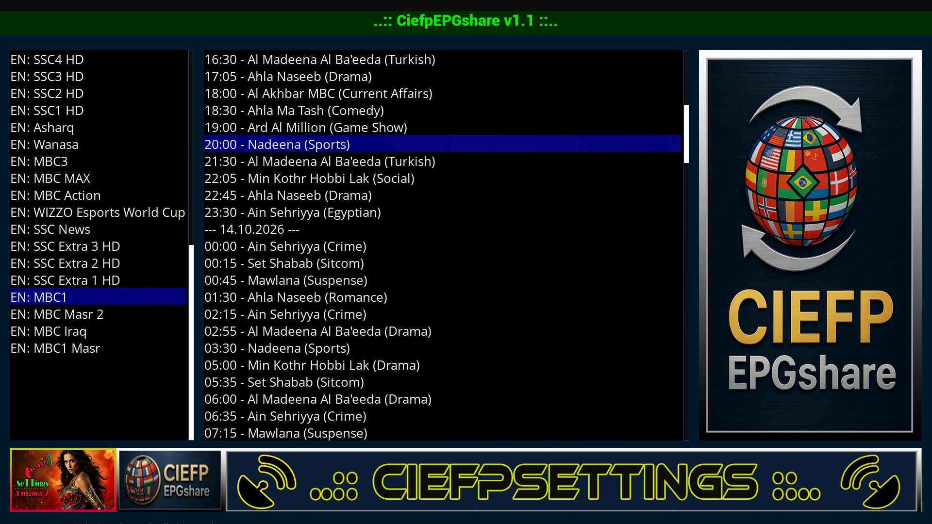 CiefpEPGshare screenshot 1