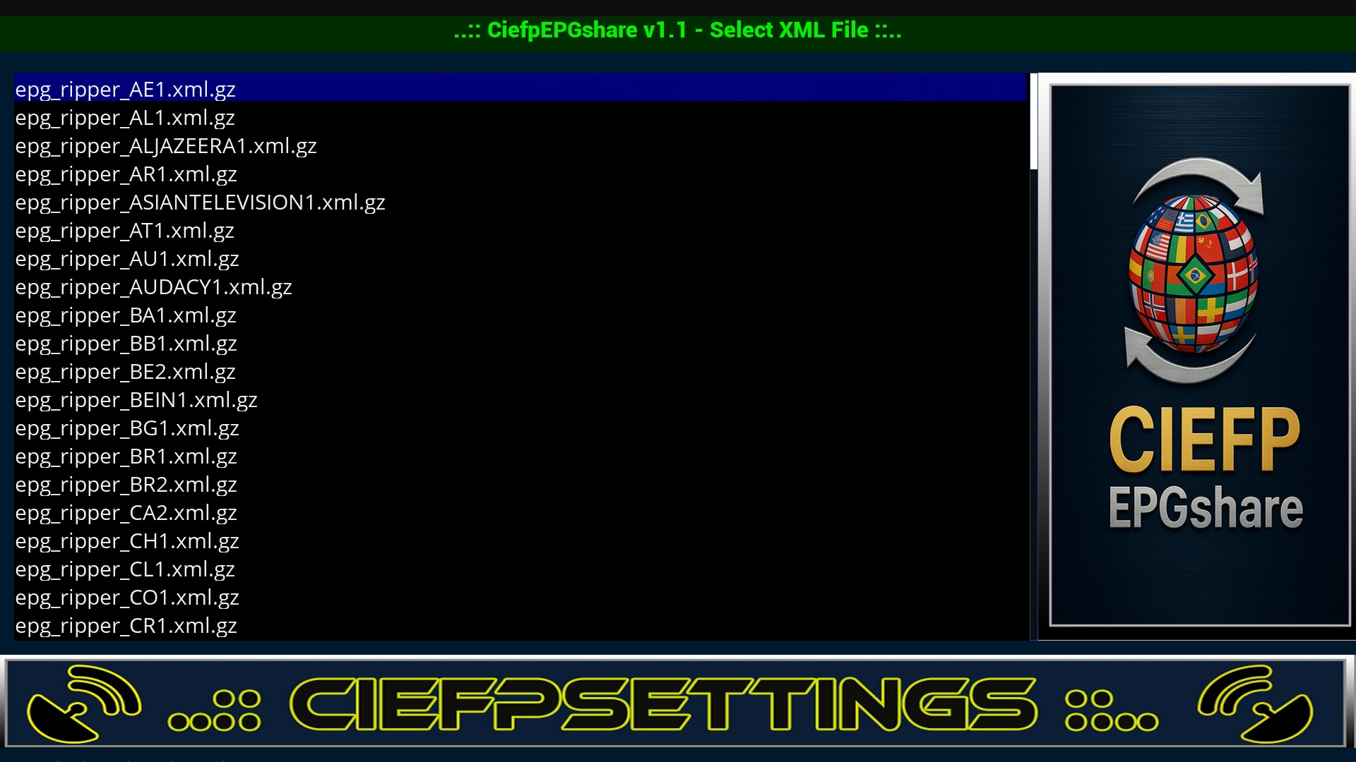 CiefpEPGshare screenshot 2
