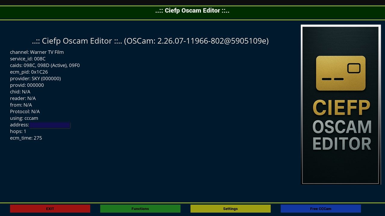 CiefpOscamEditor صورة 1