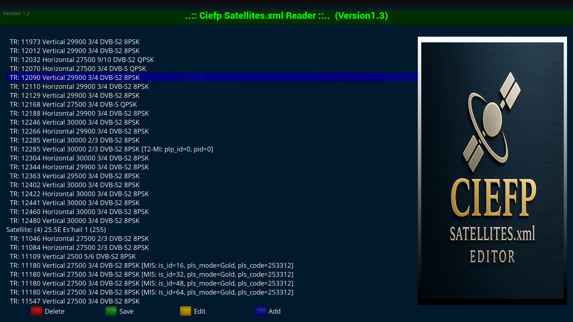 CiefpSatelliteXmlEditor screenshot 1