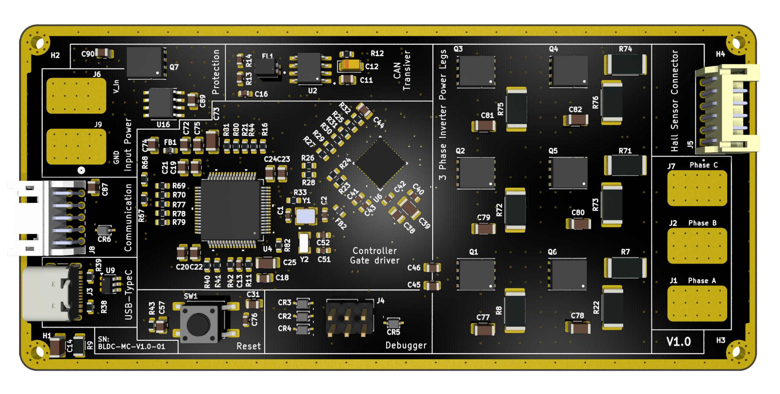 BLDC Motor Driver, from the project README