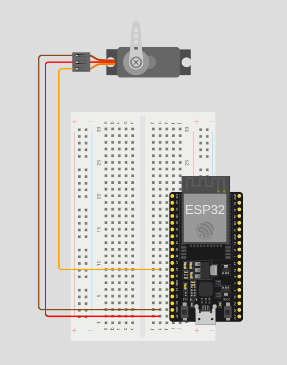 ESP32 WiFi Servo Switch