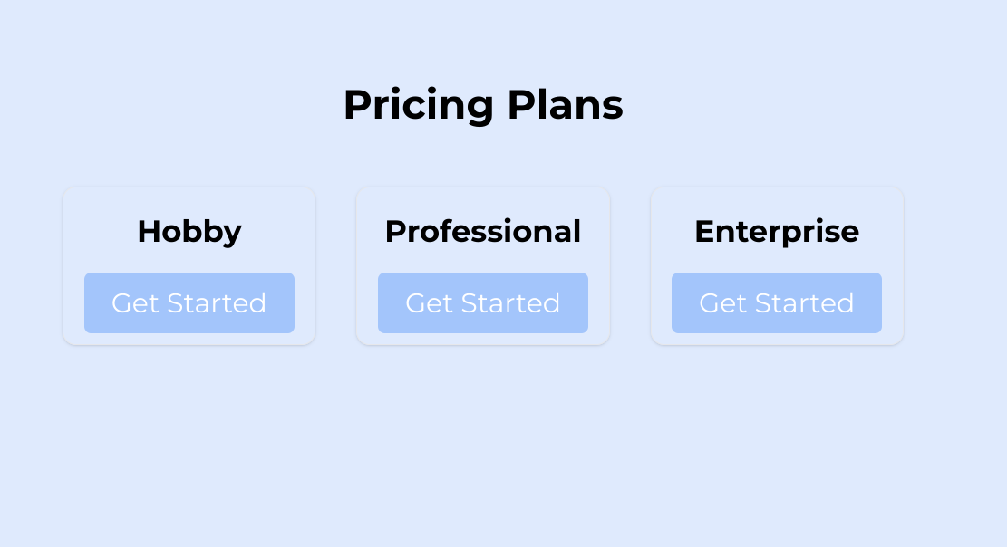 pricing plans