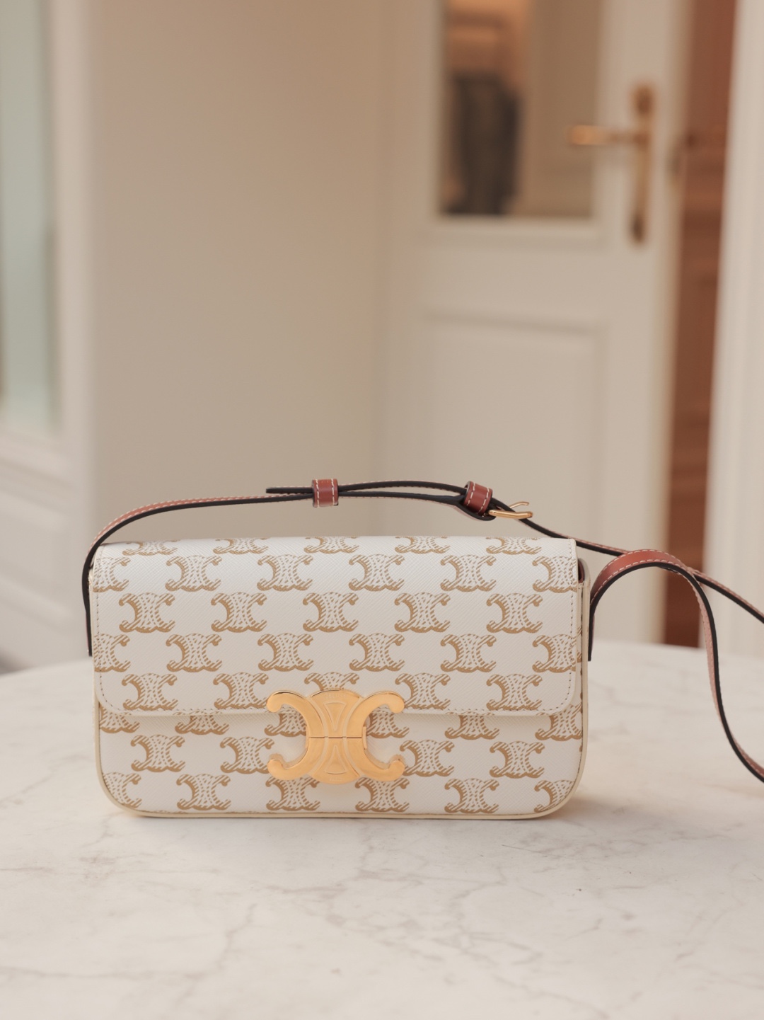 CELINE Armpit Style Shoulder Crossbody Purse