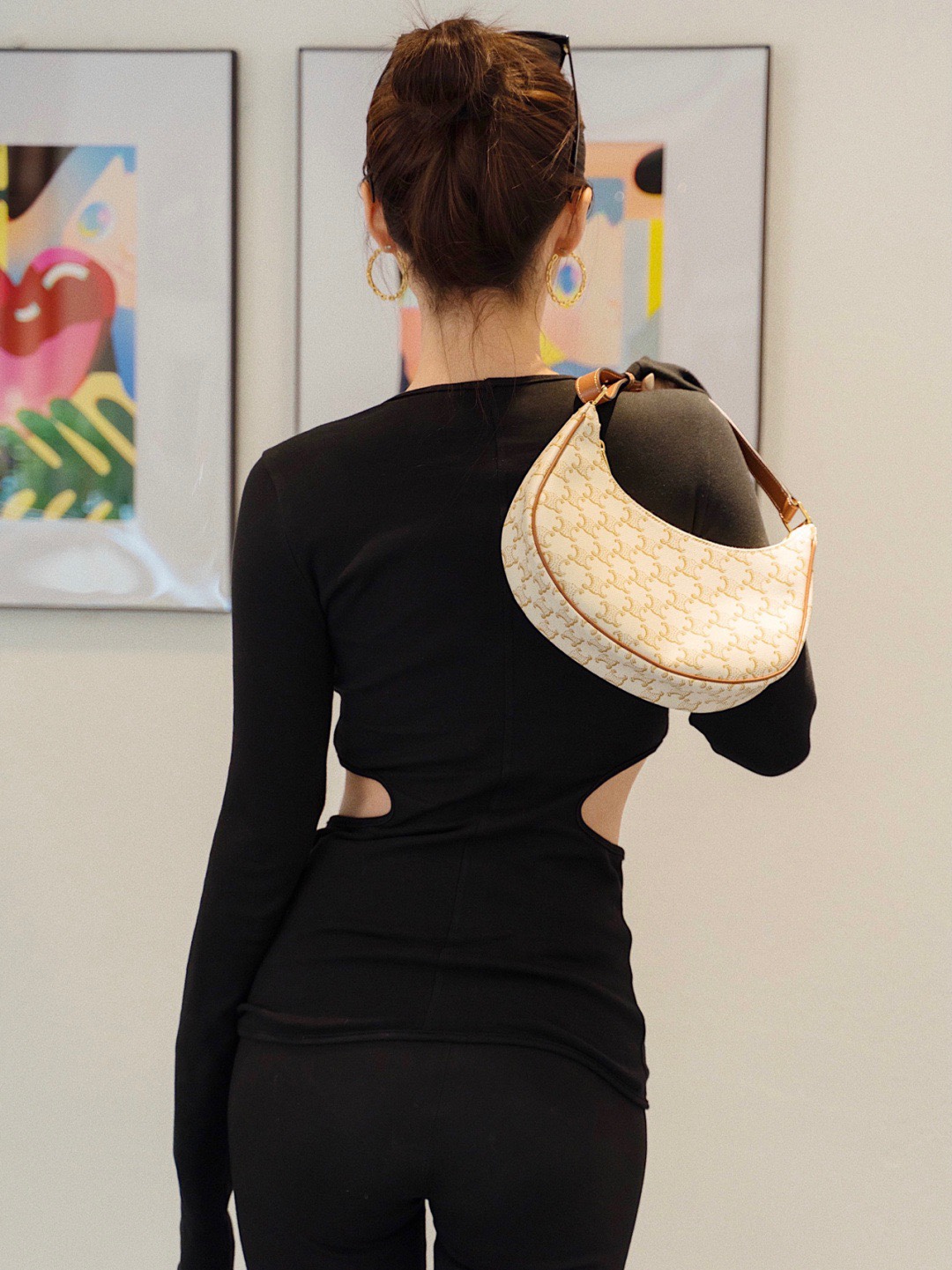 Celine Armpit Bag Celebrity Favorite Shoulder Purse
