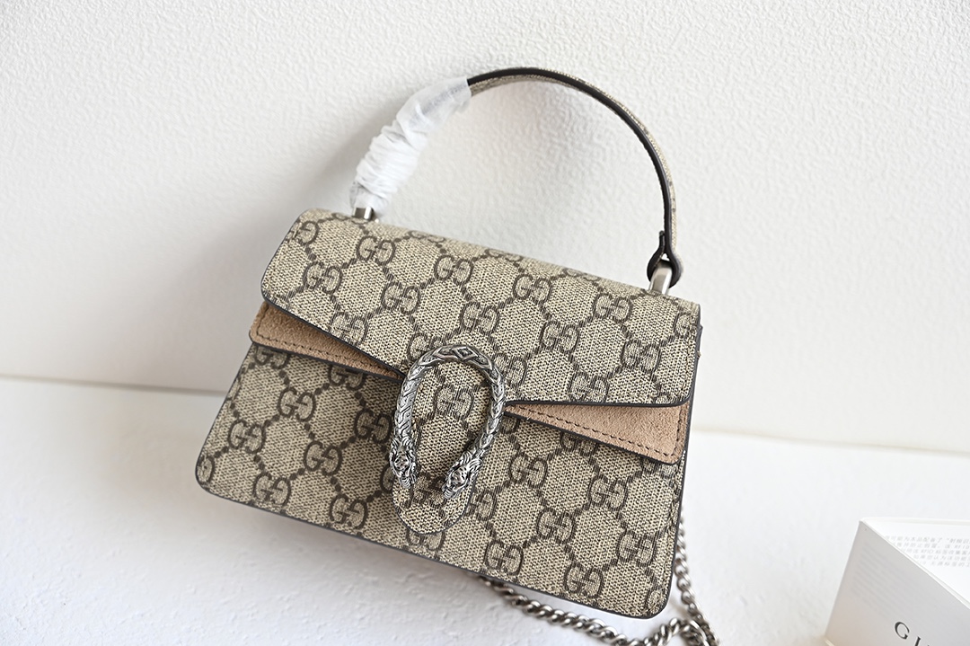 GG Mini Bag 752029 Apricot Khaki 18cm
