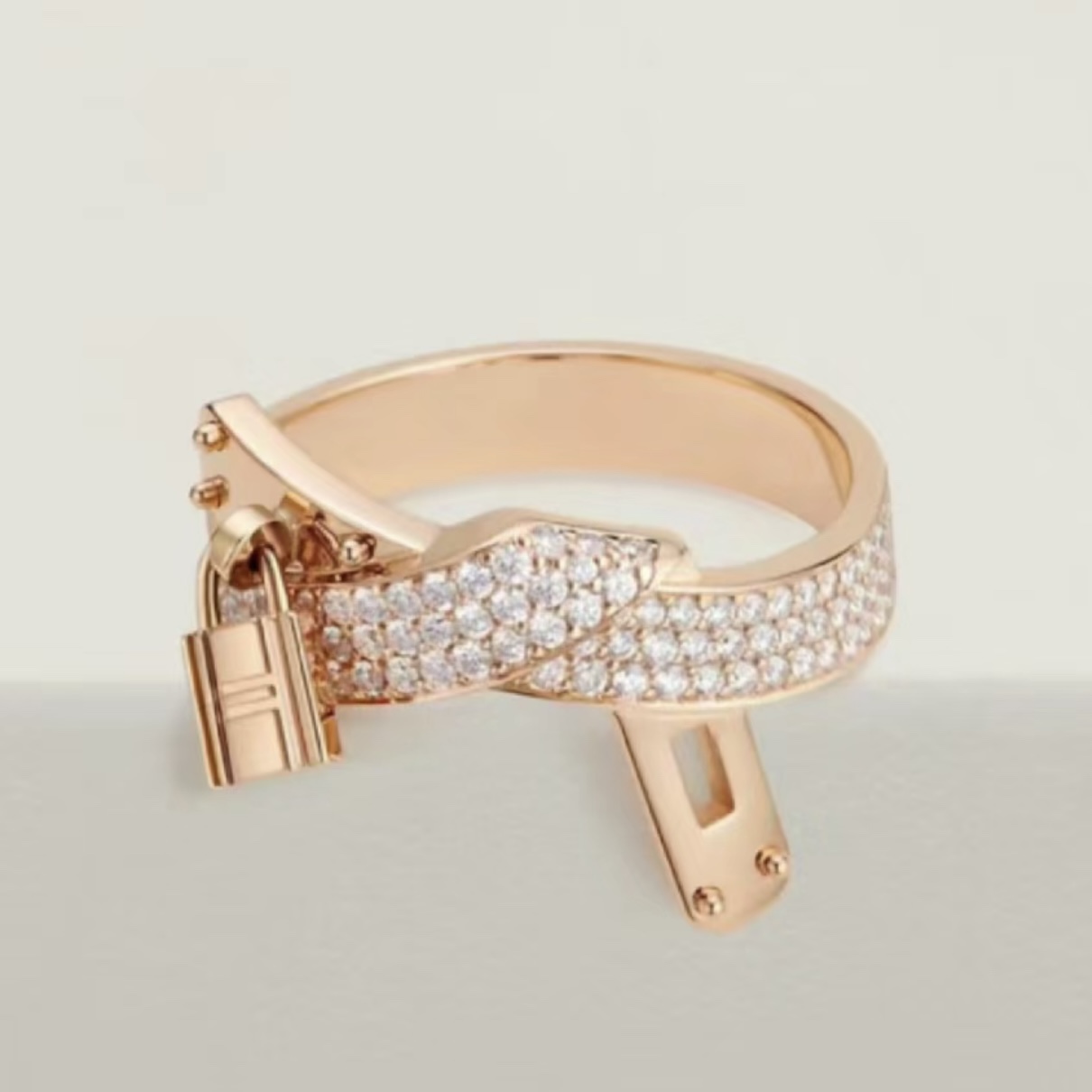 Hermes Pig Nose Lock Belt Buckle Ring