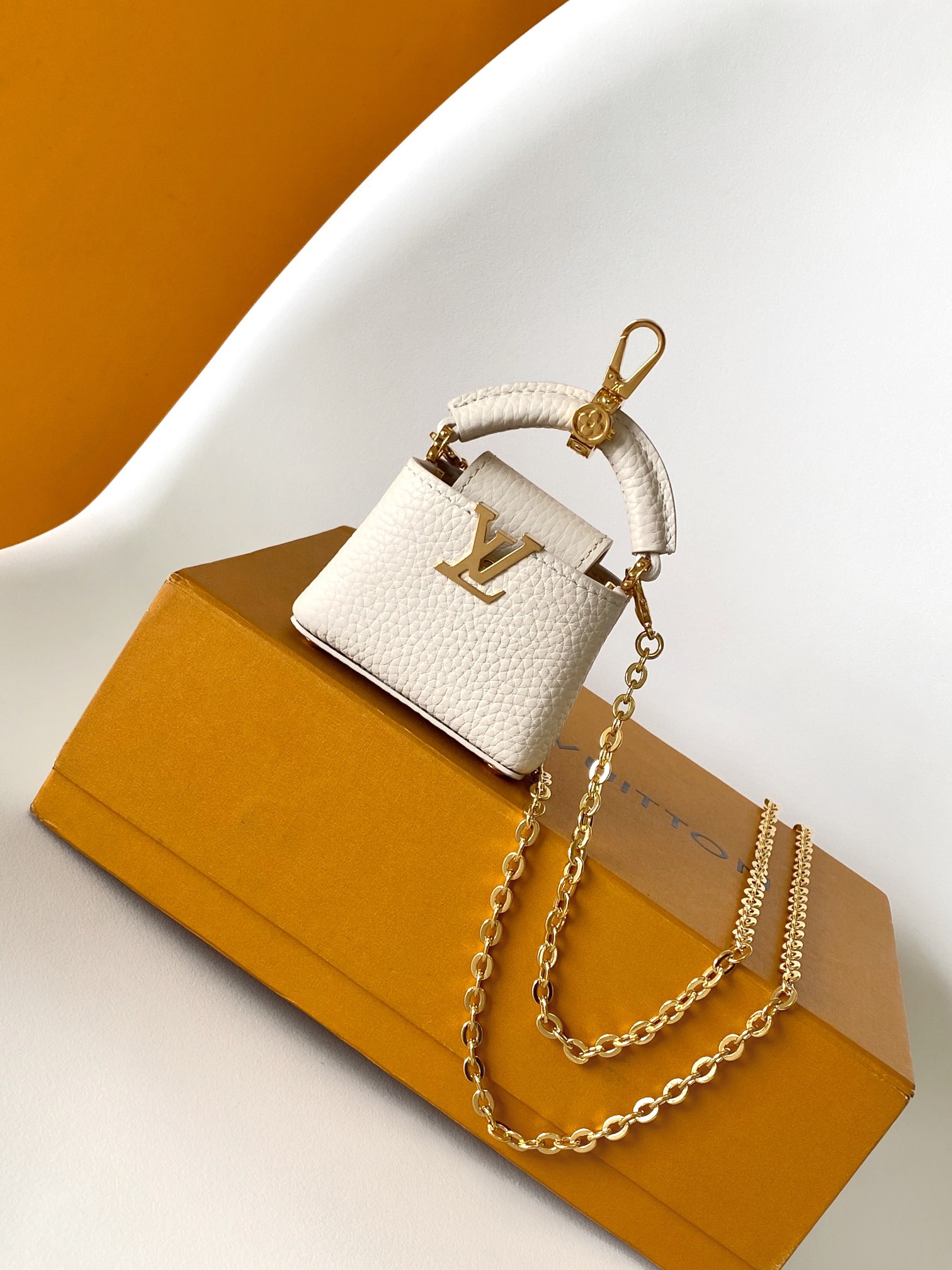 LV Micro Capucines Charm Bag