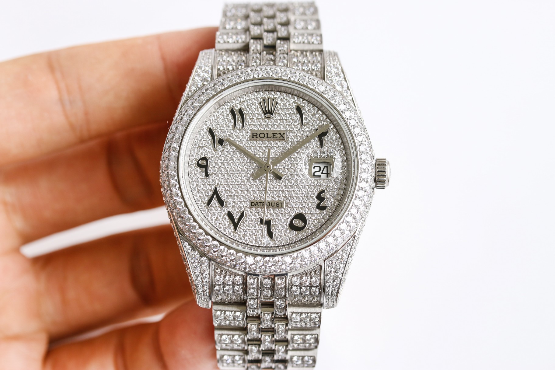 Rolex Full Diamond 18K Nano