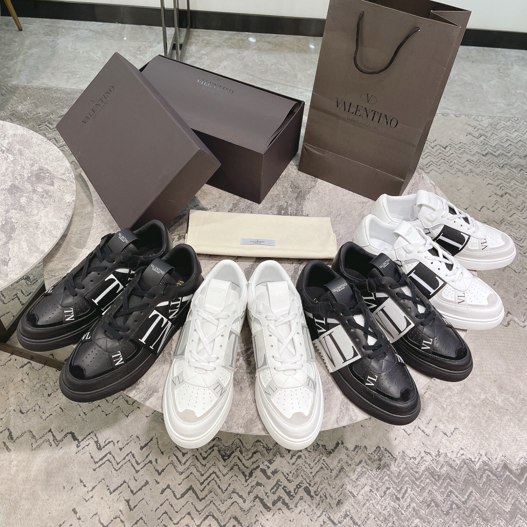 Valentino Classic Black & White Sneakers