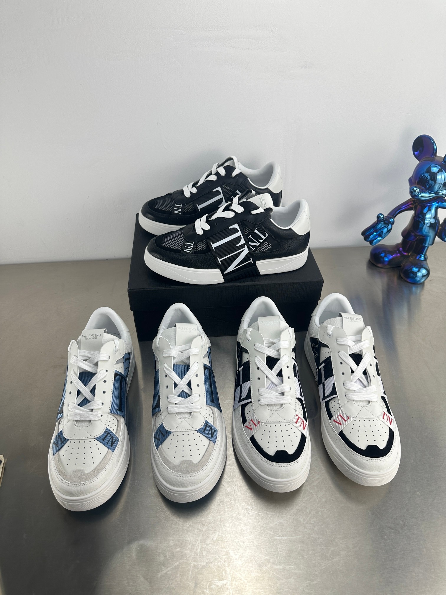 Valentino Pebble Grain Couples Sneakers