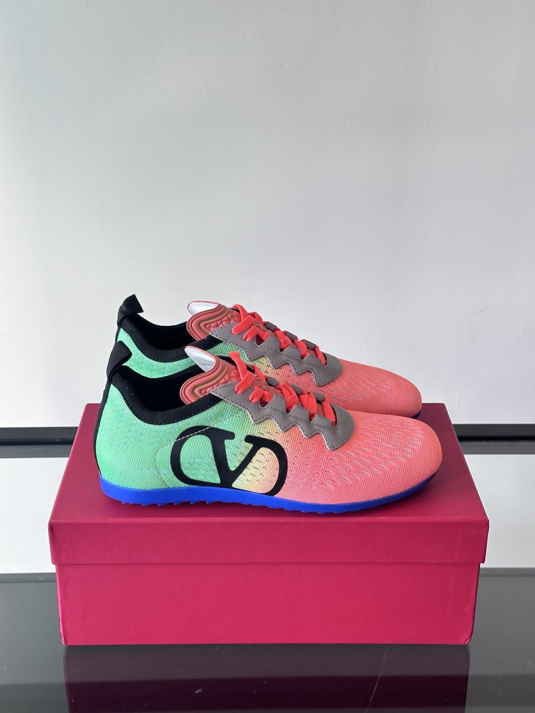 Valentino Chromathon Reflective Mesh Sneakers