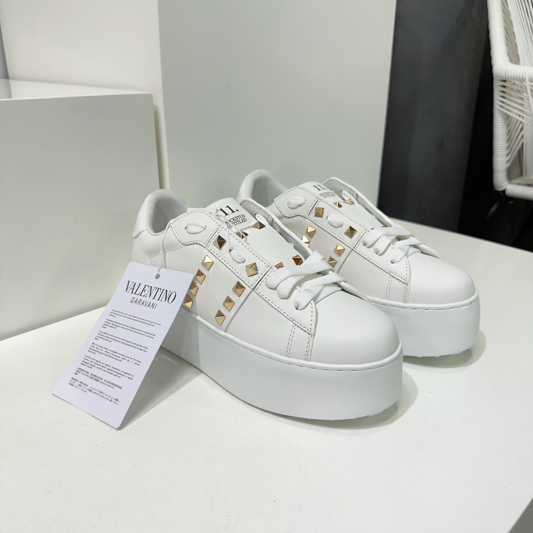 Valentino Out Stud Platform Sneakers
