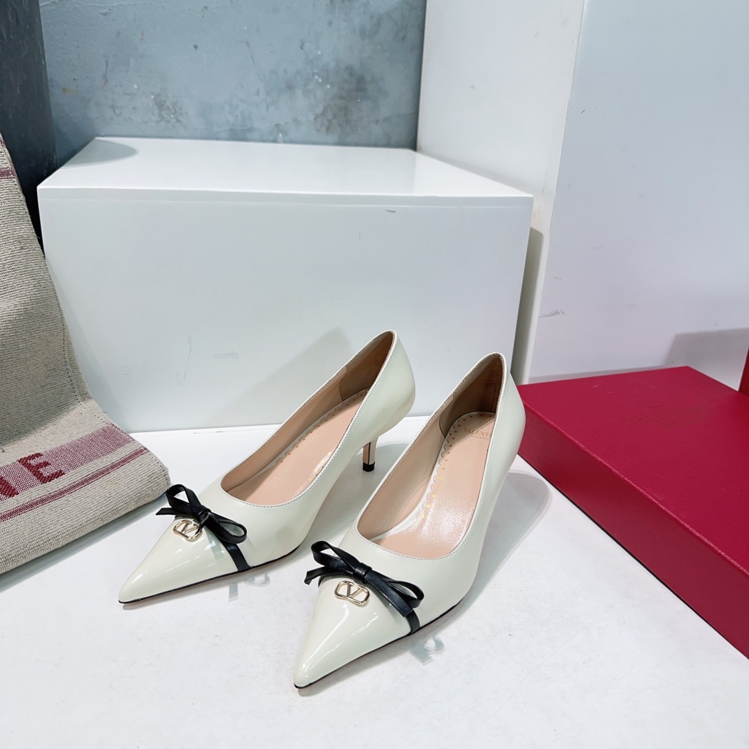 Valentino Bow Back Strap Heels