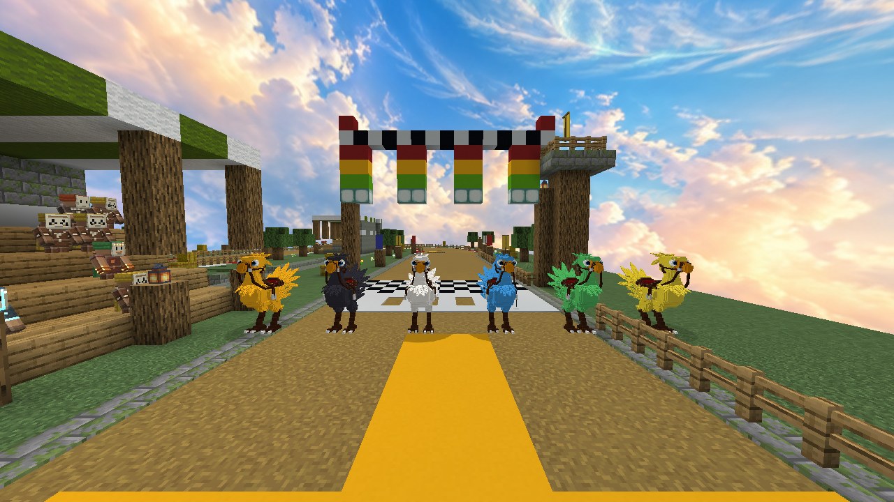 Six plumages on the starting grid at Whiskerwind