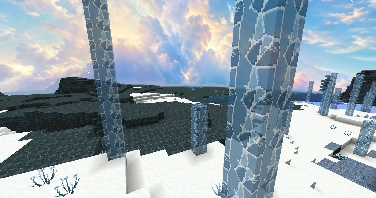 Rime Spires, the frozen rim of the March