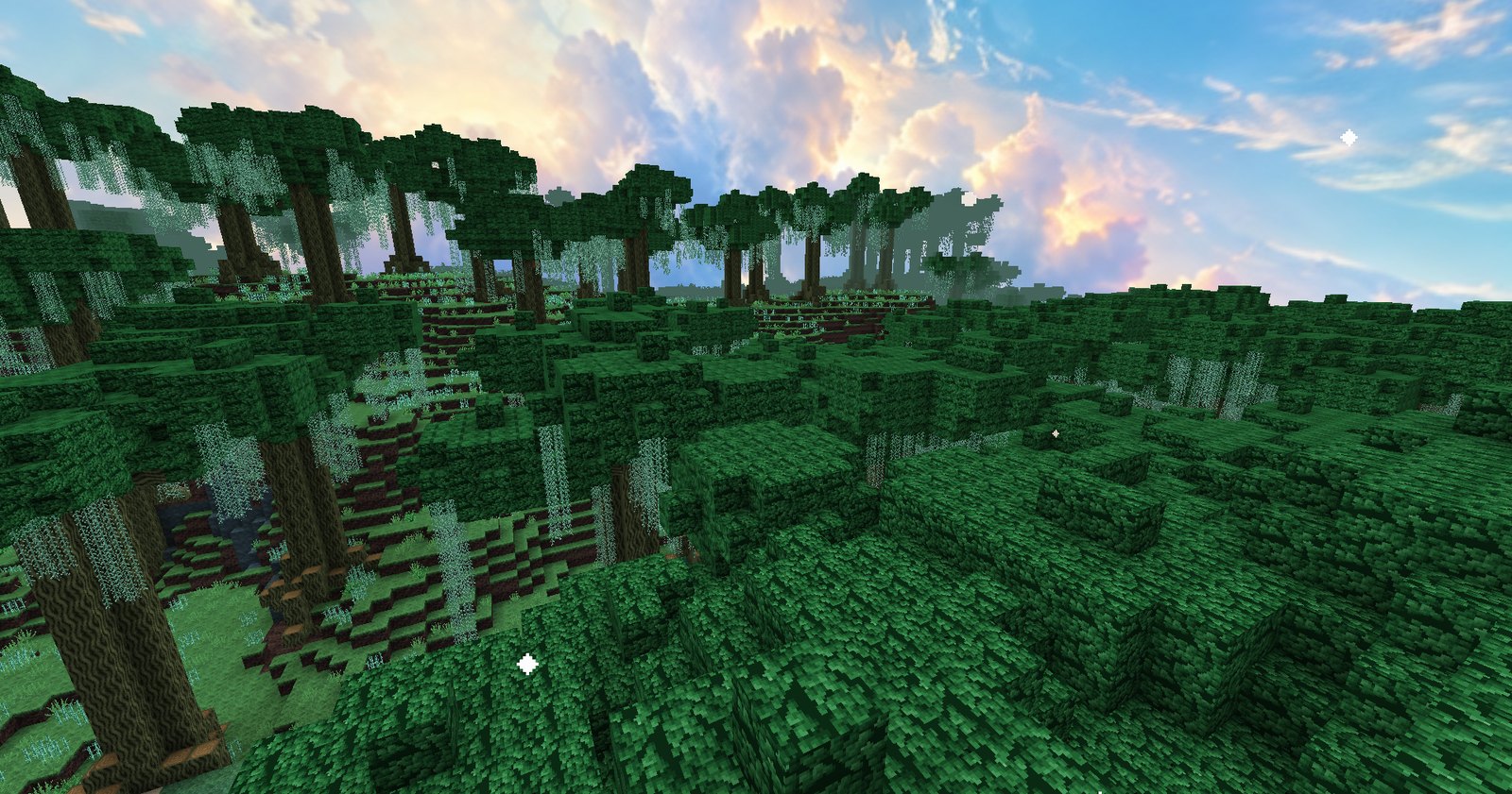 The Tanglewood, hung with climbable vines