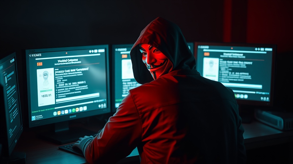 Why Privacy Matters in 2026: Complete Guide to Digital Privacy Protection and Credit Privacy 32 Hacker at computer with stolen data on screens