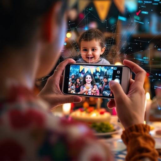 Why Privacy Matters in 2026: Complete Guide to Digital Privacy Protection and Credit Privacy 37 Parent photographing child while digital data streams away
