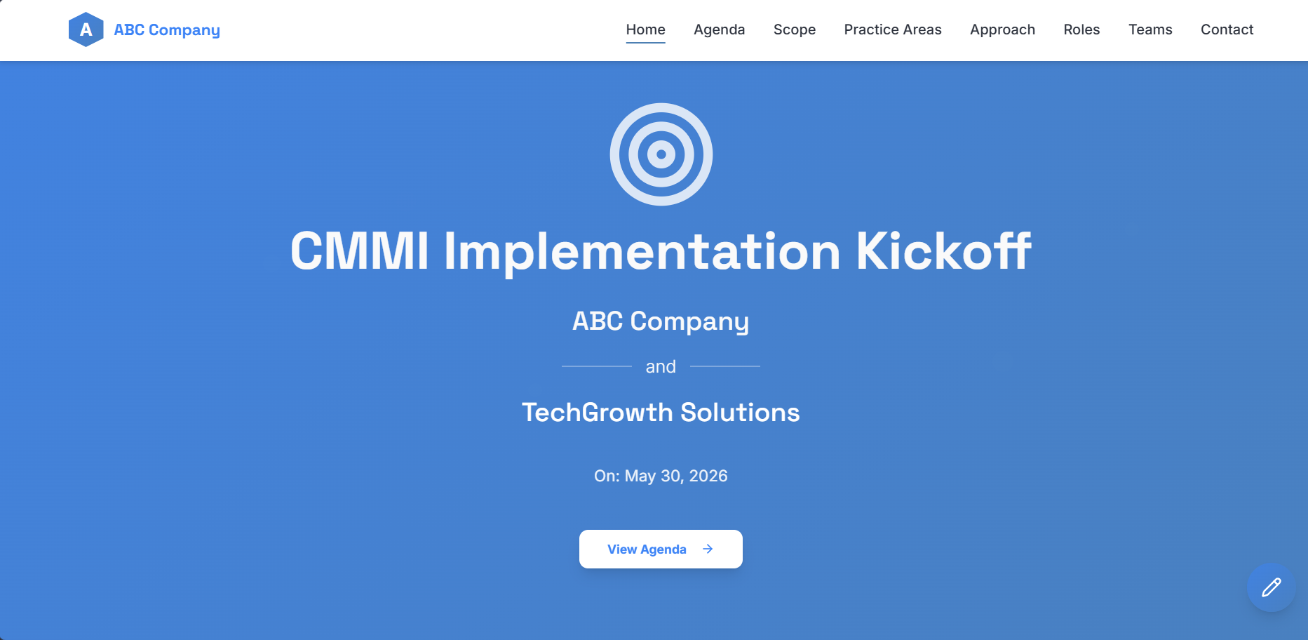 CMMI output 1
