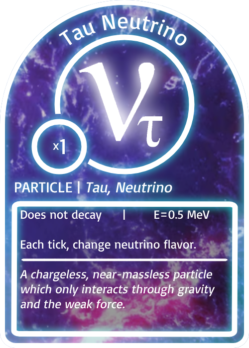 The tau neutrino token