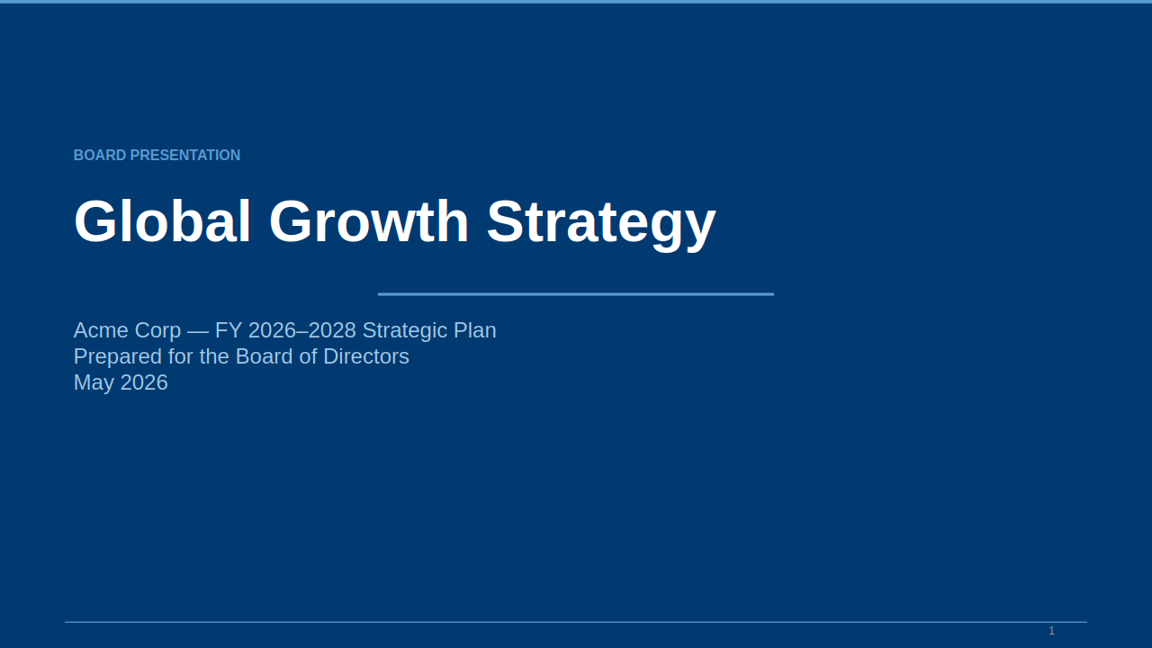 Strategy