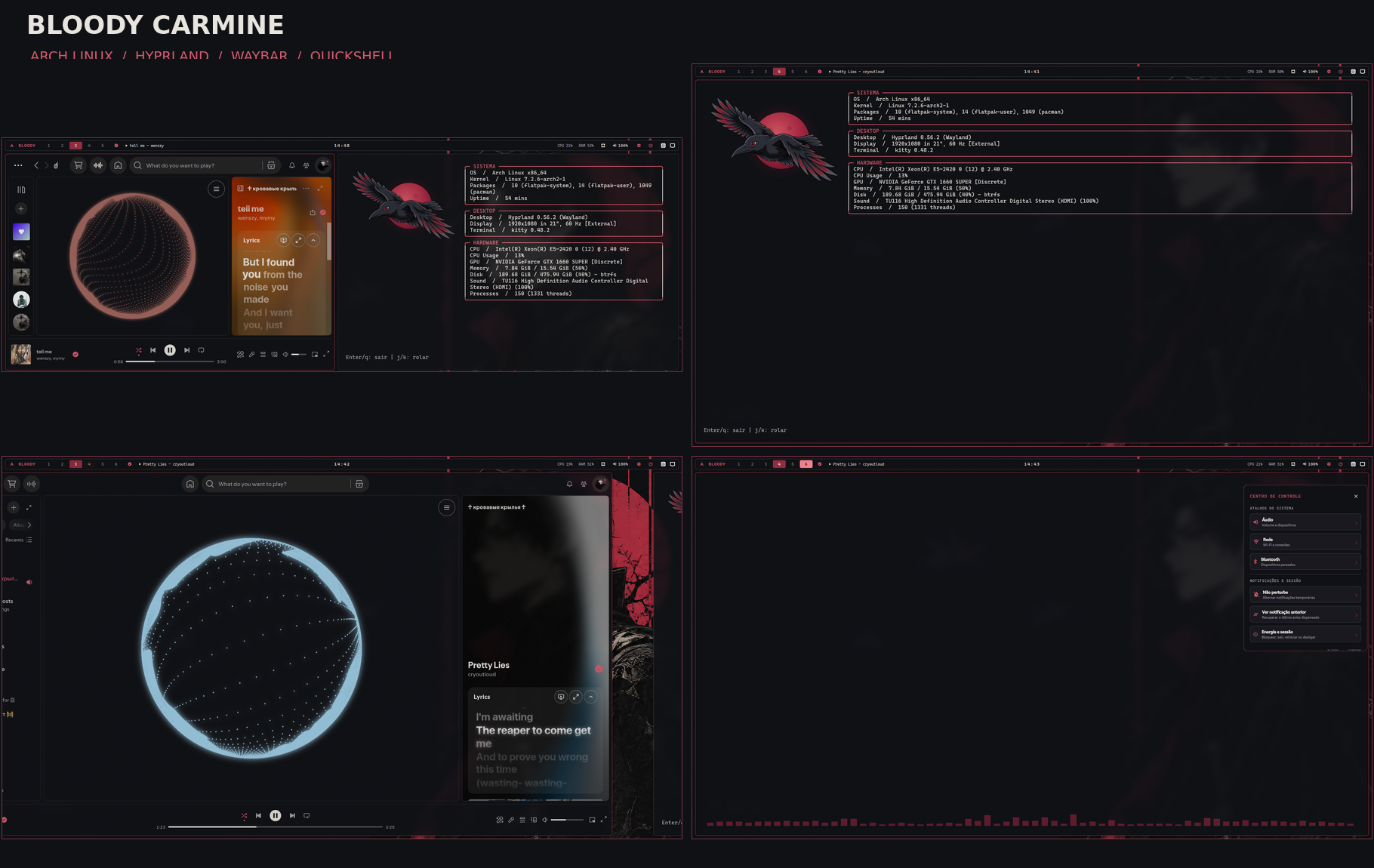Captura do desktop