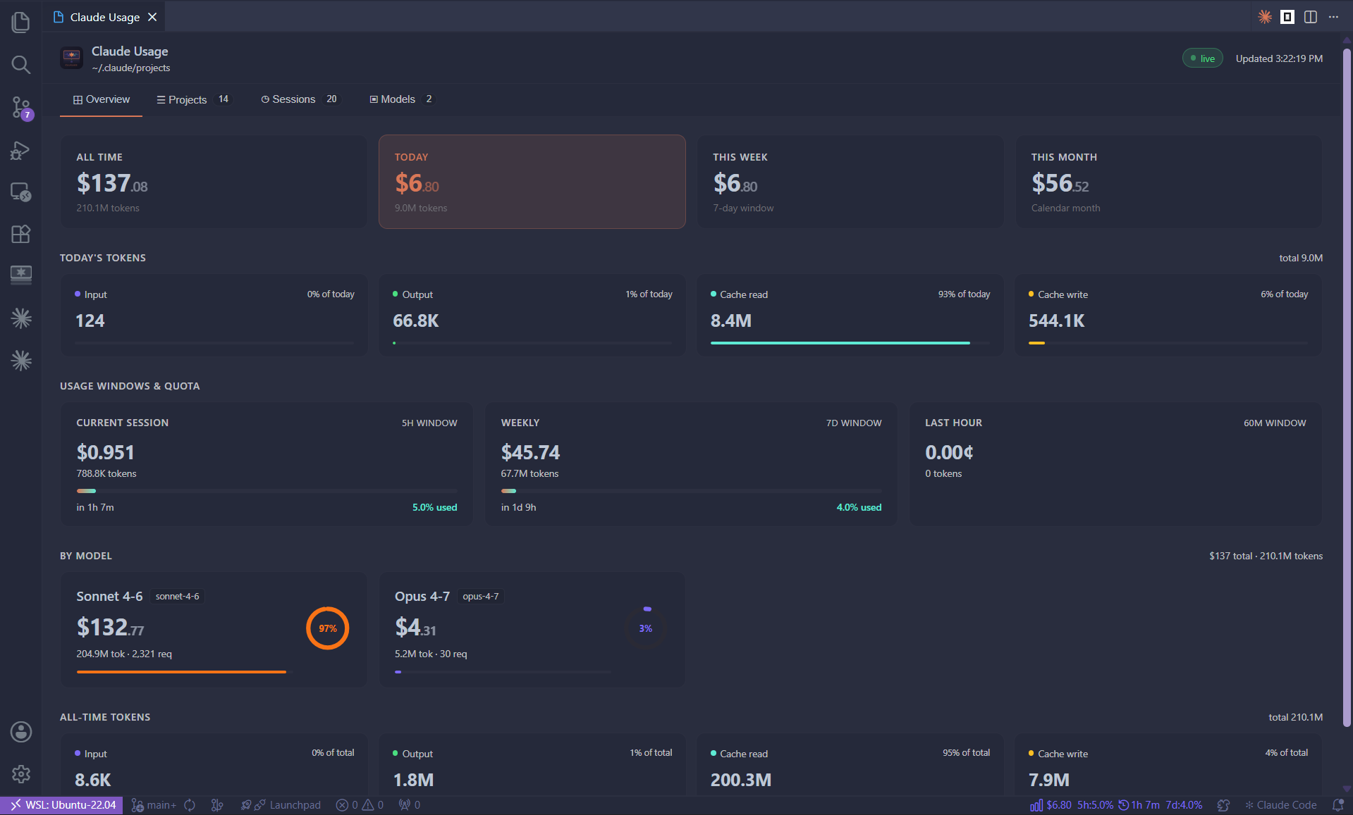 Dashboard preview