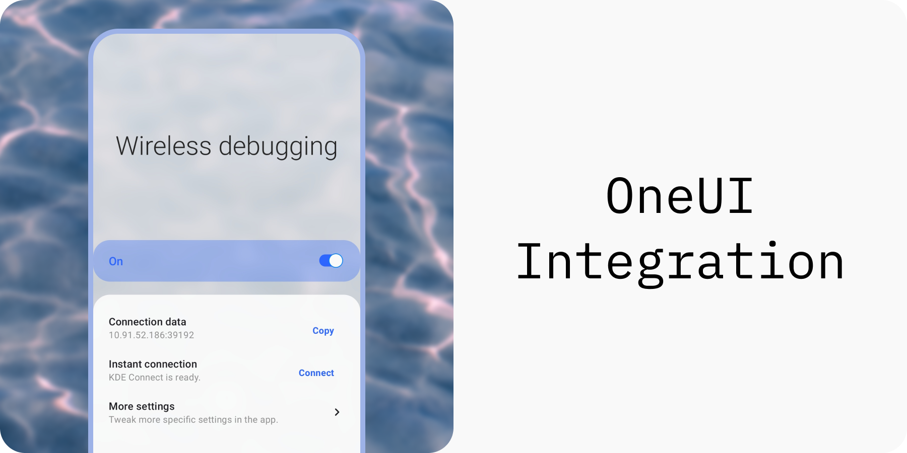 OneUI Integration