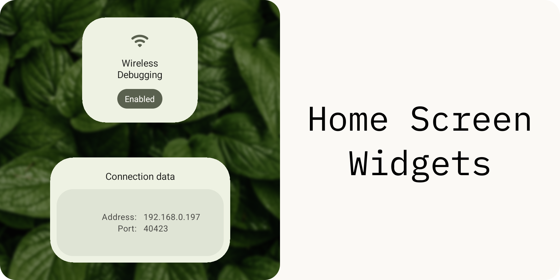 Home Screen Widgets