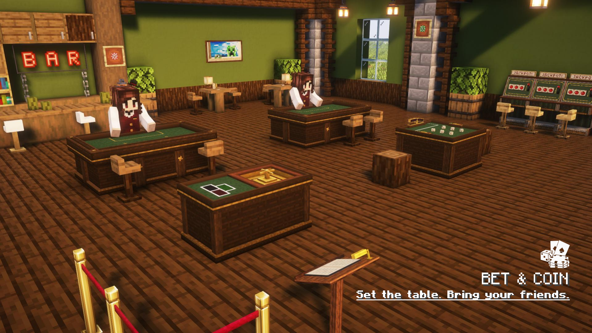 Bet & Coin — Set the table. Bring your friends.