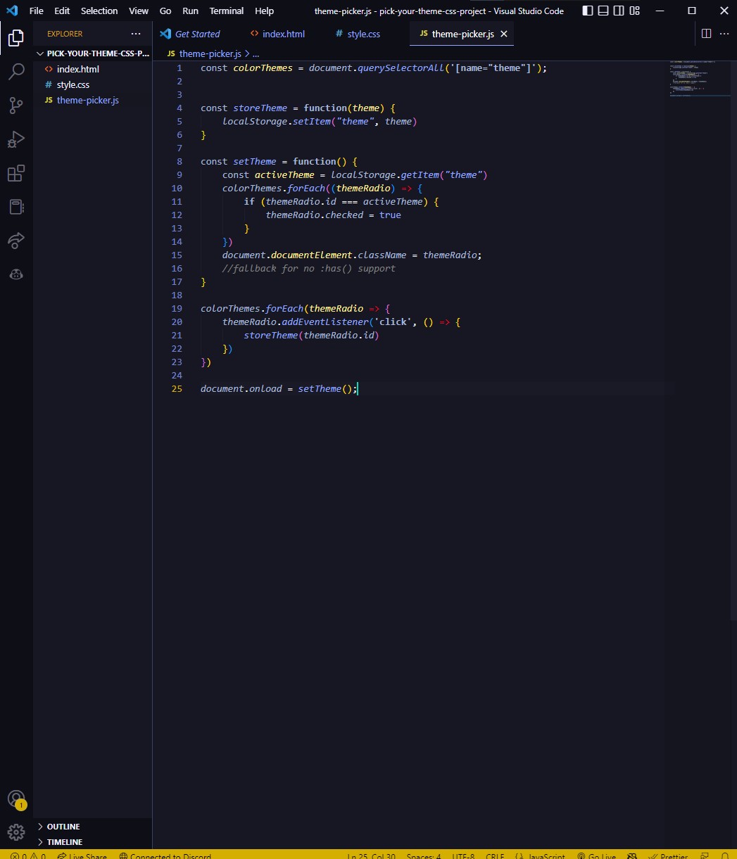 screenshot of c code