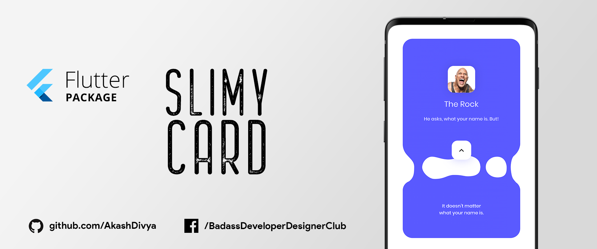 GitHub - AkashDivya/SlimyCard-Animated-Flutter-Package: SlimyCard provides  a beautiful slime-like animation of a Card that separates into two  different Cards, one at the top and the another at bottom. It is possible  to put