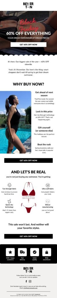 BetterTan email