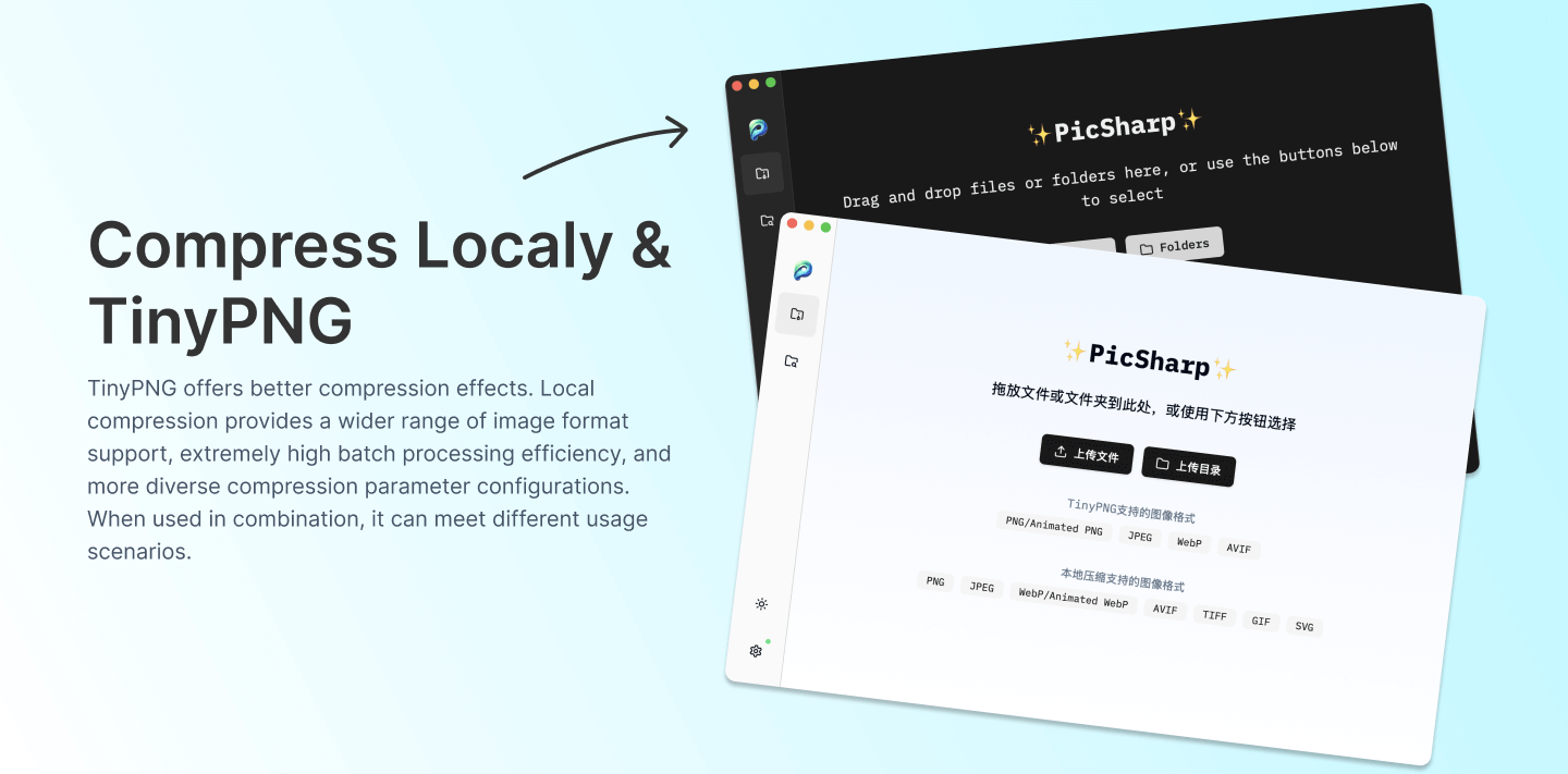 Compress Localy & TinyPNG