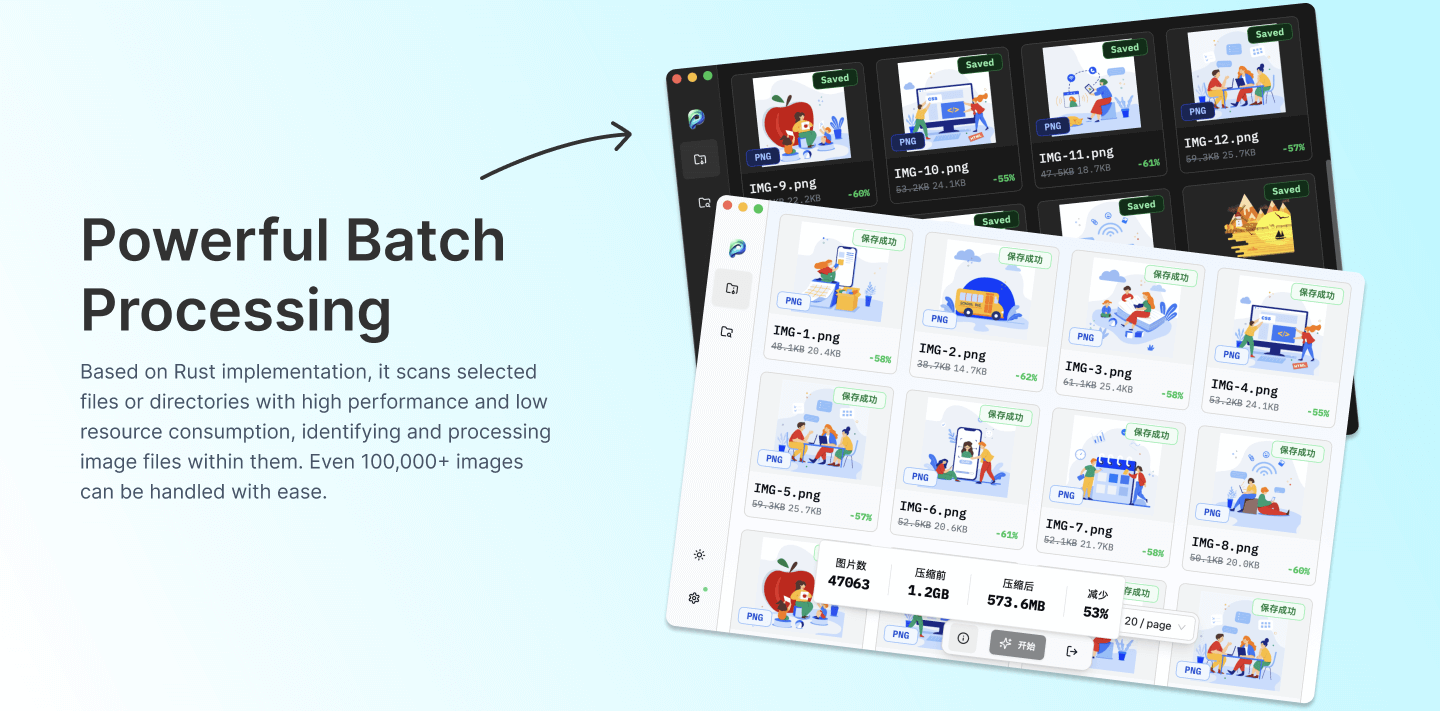 Powerful Batch Processing
