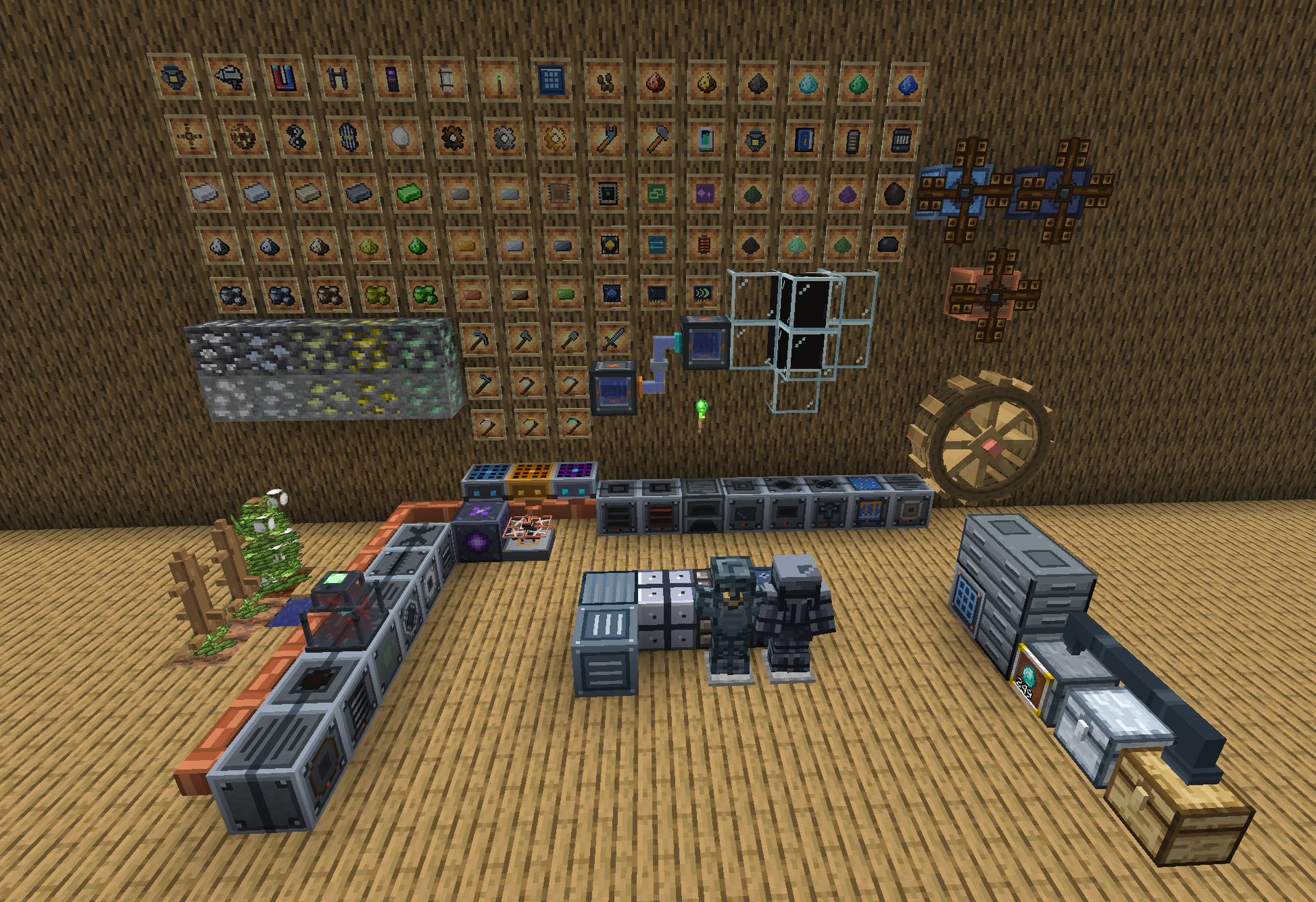 Ala Industrial — machine line, cabling, fluid tanks and the full item roster