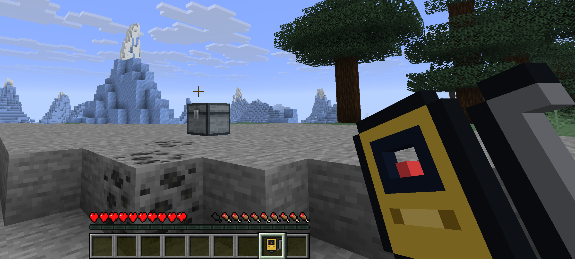 Ala Industrial 0.1.145 — the Geiger counter's lamp turns red near radiation