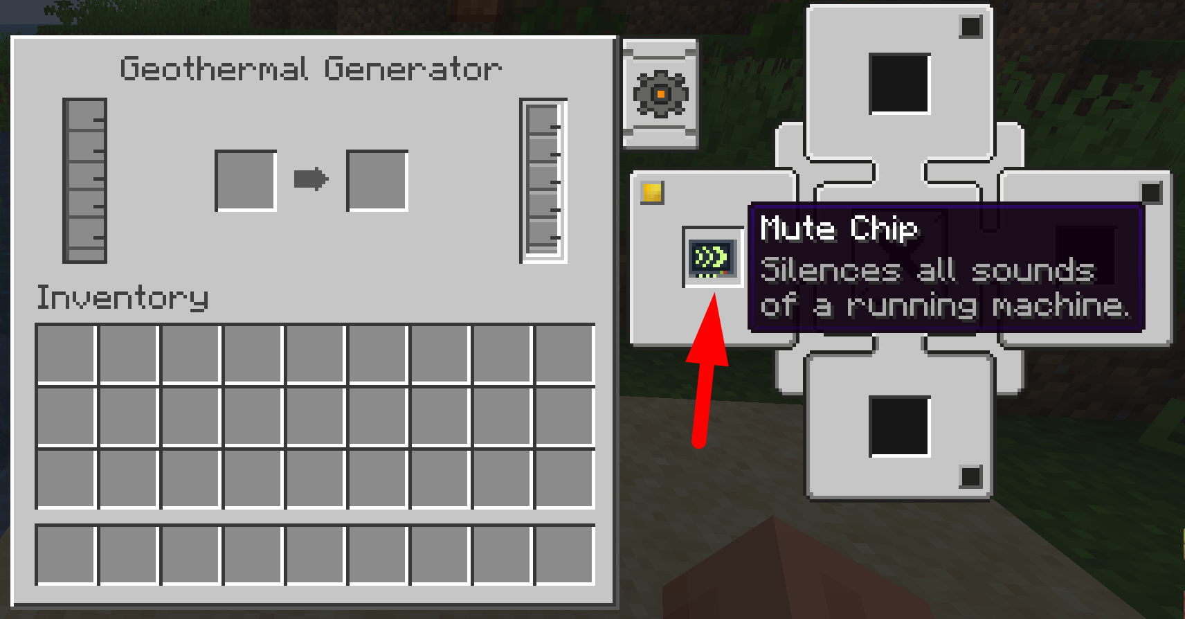 Ala Industrial 0.1.29 — Mute Chip in the upgrade slot silences a running machine
