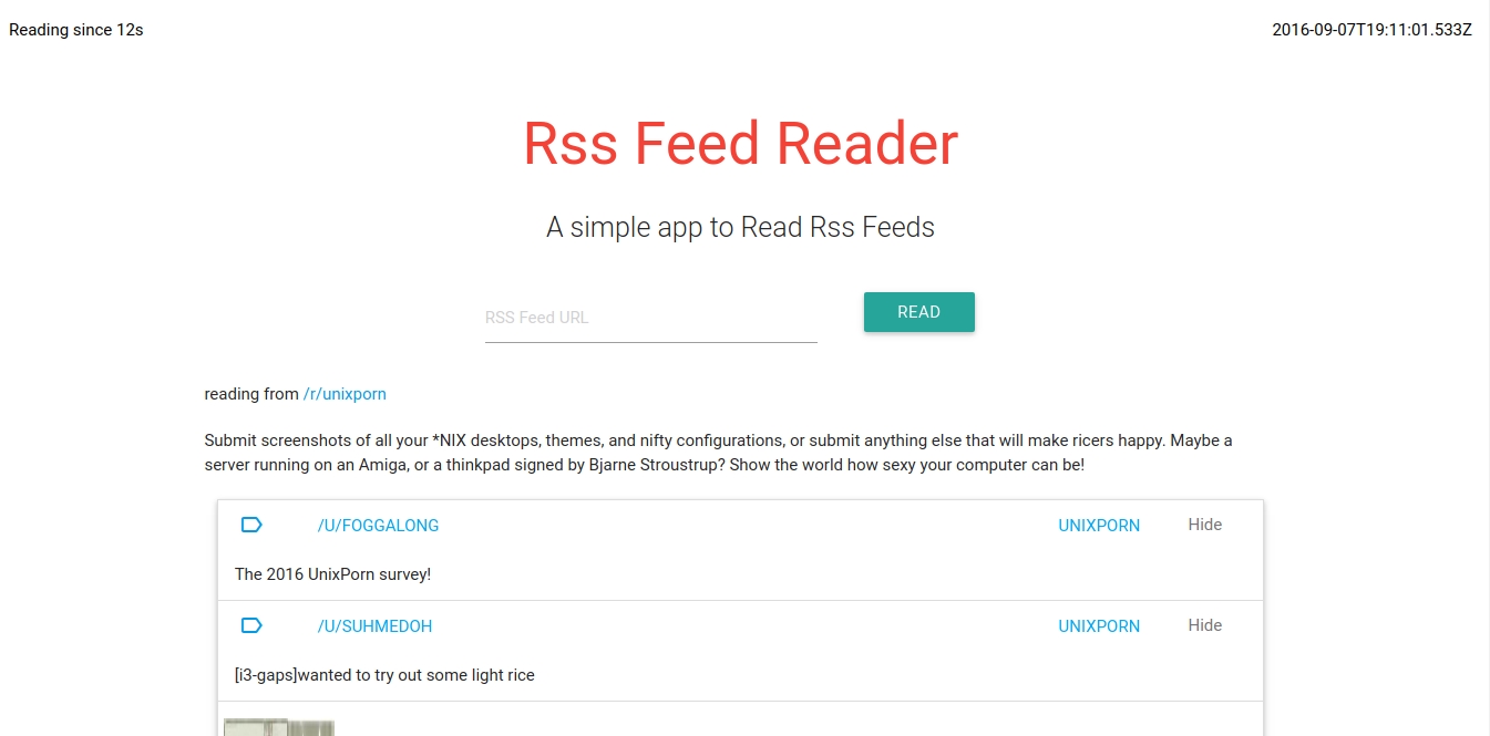 Rss Feed Reader