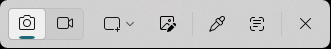 Screenshot 2 - snipping toolbar
