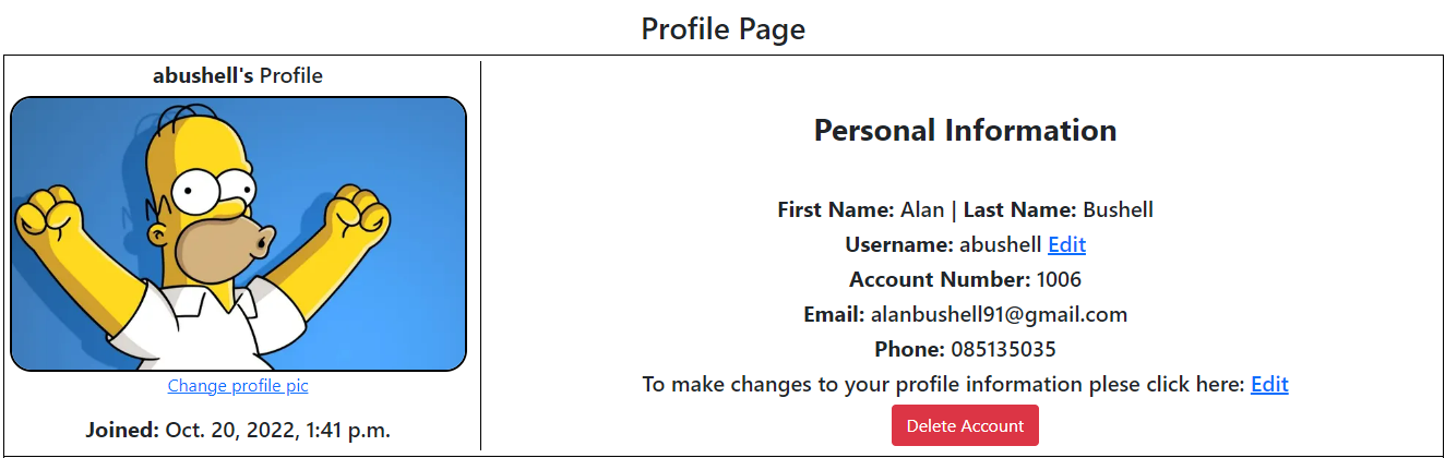 User Profile